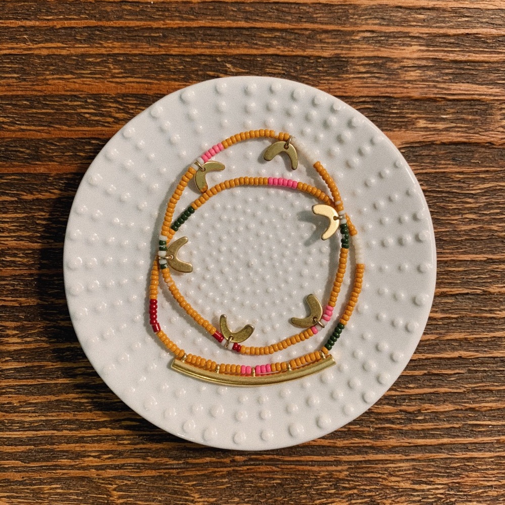 Madewell Neon Beaded Bracelet Set of 2